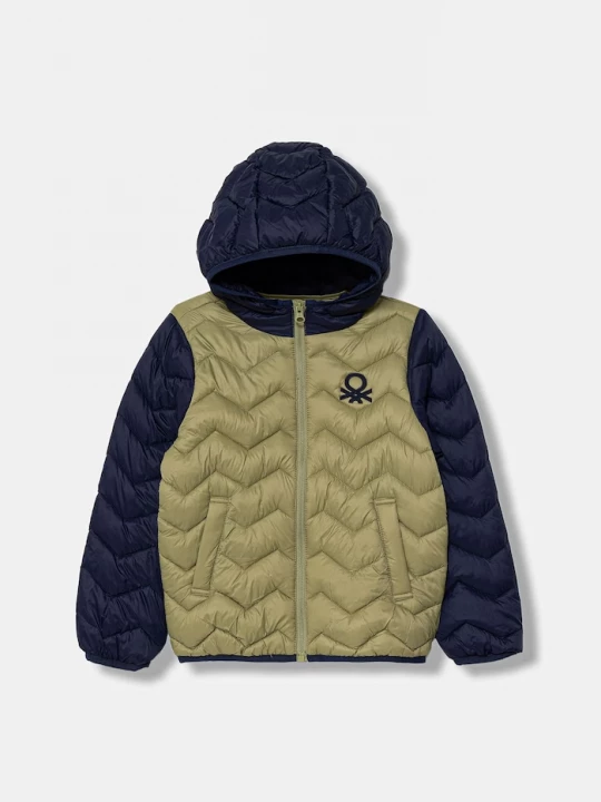 Obrázek produktu United Colors of Benetton krátká bunda dětská zelená
