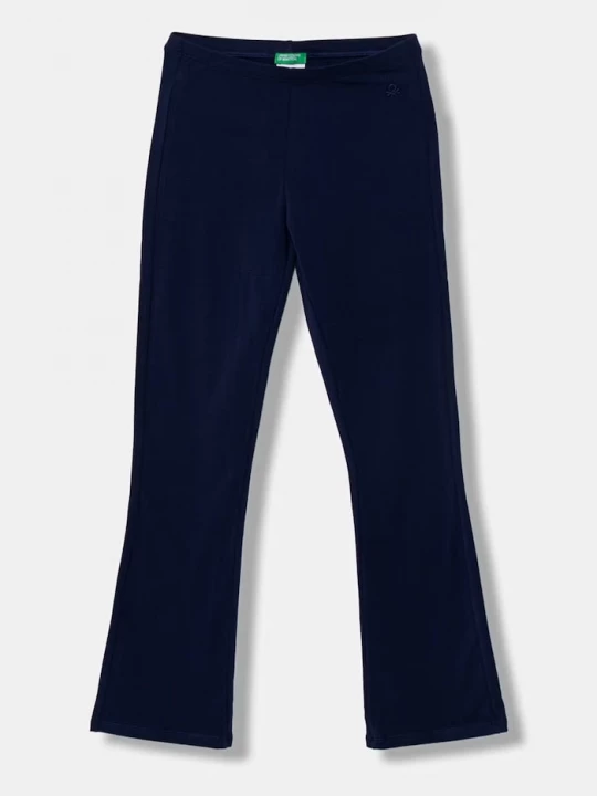 Obrázek produktu United Colors of Benetton legíny dětské bavlněné s elastanem námořnická modř