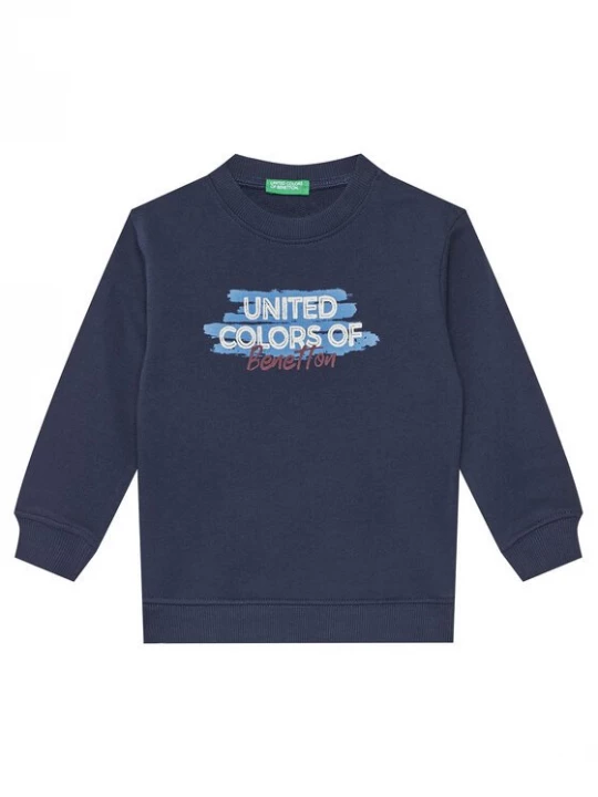 Obrázek produktu United Colors Of Benetton Mikina 3J70G10JY Tmavomodrá Regular Fit