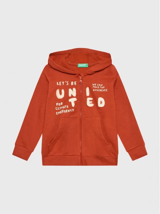 Obrázek produktu United Colors Of Benetton Mikina 3JLXG501E Červená Regular Fit
