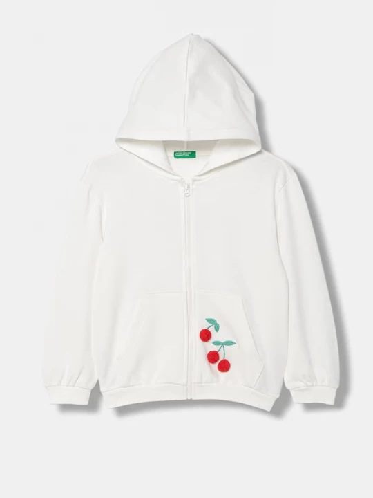 Obrázek produktu United Colors of Benetton Mikina s kapucí dětská bavlněná