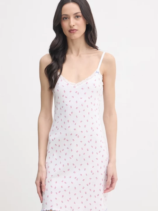 Obrázek produktu United Colors of Benetton noční košile dámská bavlněná bílá