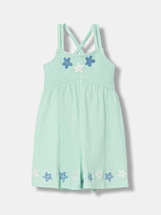 Obrázek produktu United Colors of Benetton overal dětský s bavlnou tyrkysová