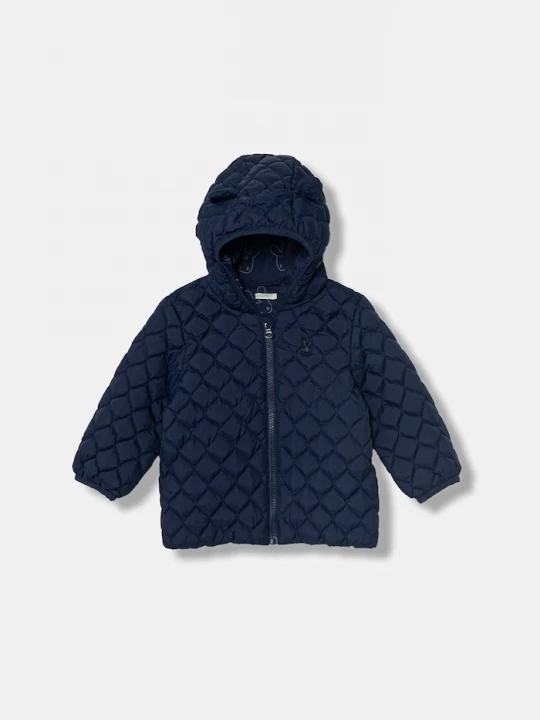 Obrázek produktu United Colors of Benetton péřová bunda dětská námořnická modř