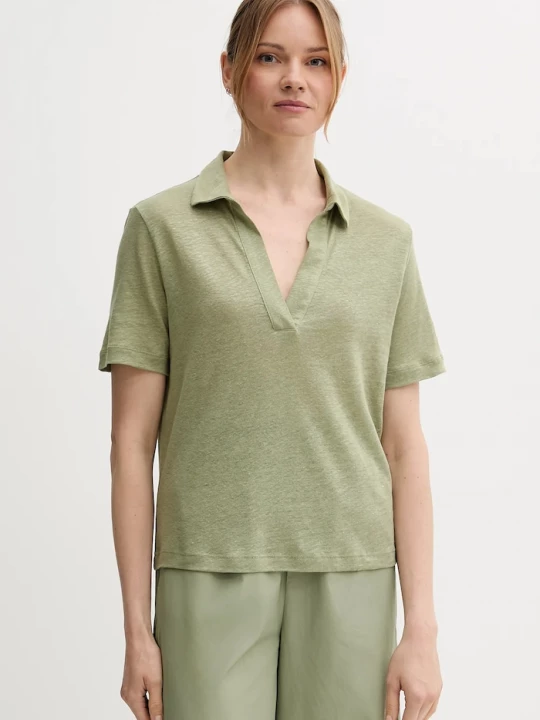 Obrázek produktu United Colors of Benetton Plátěné polo tričko United Colors of Benetton zelená