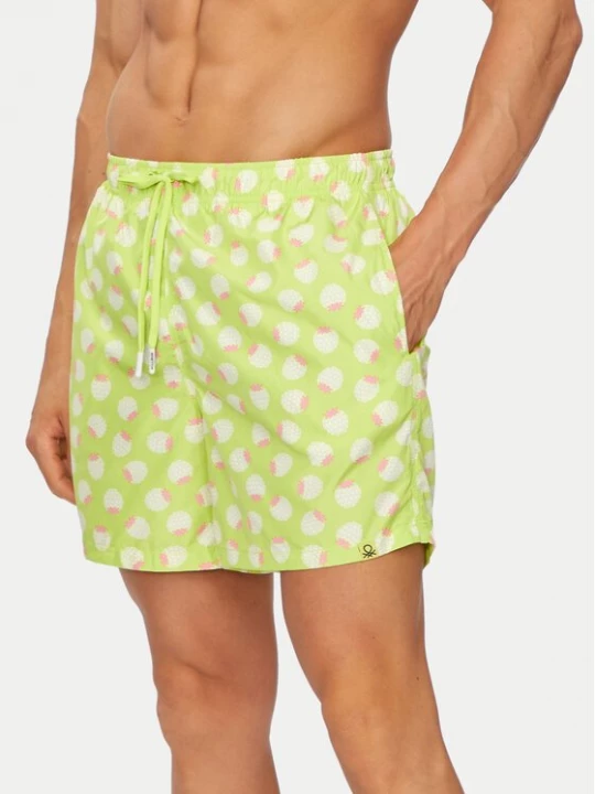 Obrázek produktu United Colors Of Benetton Plavecké šortky 54MX6X00R Zelená Regular Fit