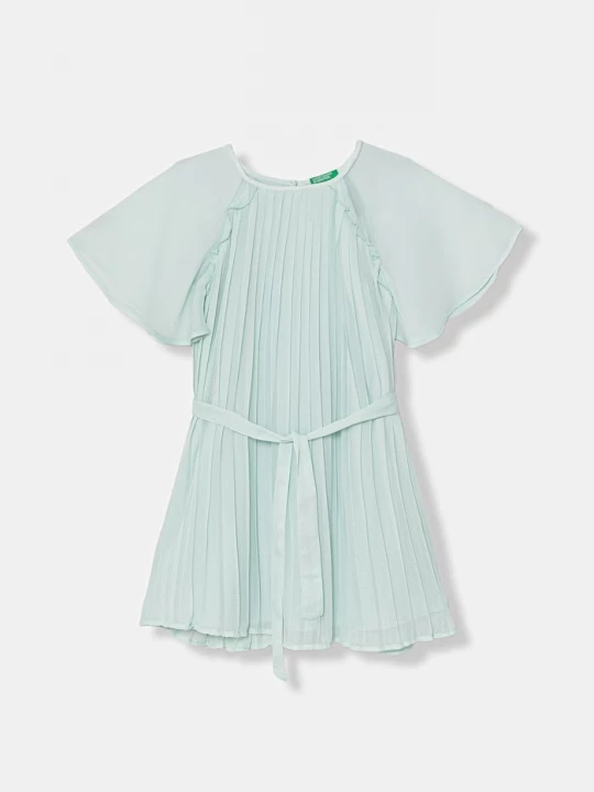Obrázek produktu United Colors of Benetton plisované šaty zelená