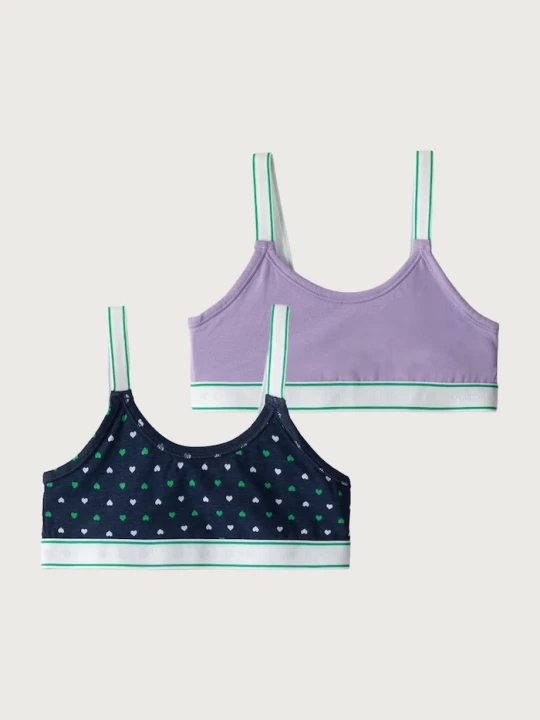 Obrázek produktu United Colors of Benetton podprsenka dětská bavlněná s elastanem 2-pack