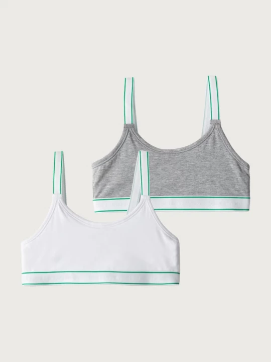 Obrázek produktu United Colors of Benetton podprsenka dětská bavlněná s elastanem 2-pack