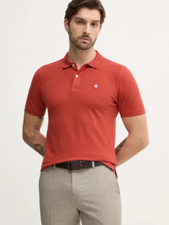 Obrázek produktu United Colors of Benetton polo pánské bavlněné elastanem