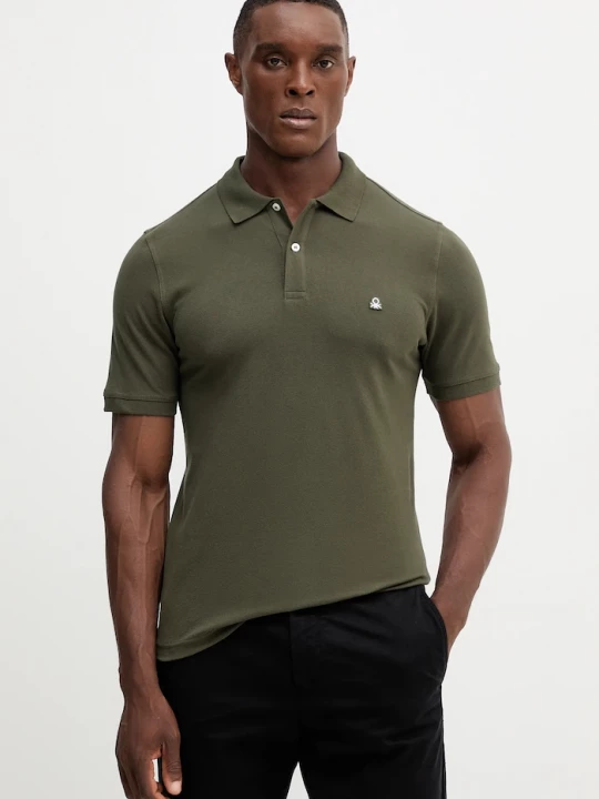Obrázek produktu United Colors of Benetton polo pánské bavlněné s elastanem