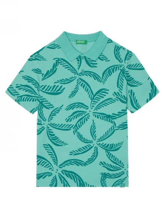 Obrázek produktu United Colors Of Benetton Polokošile 36Y4C301W Zelená Regular Fit