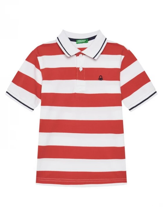Obrázek produktu United Colors Of Benetton Polokošile 39QAC301T Červená Regular Fit