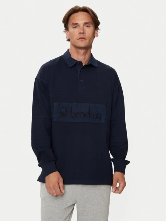 Obrázek produktu United Colors Of Benetton Polokošile 3G9WU3020 Tmavomodrá Regular Fit