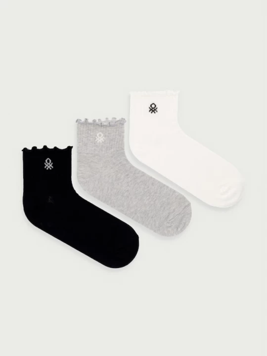 Obrázek produktu United Colors of Benetton ponožky dámské s bavlnou 3-pack