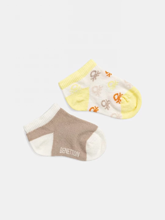 Obrázek produktu United Colors of Benetton ponožky dětské 2-pack béžová
