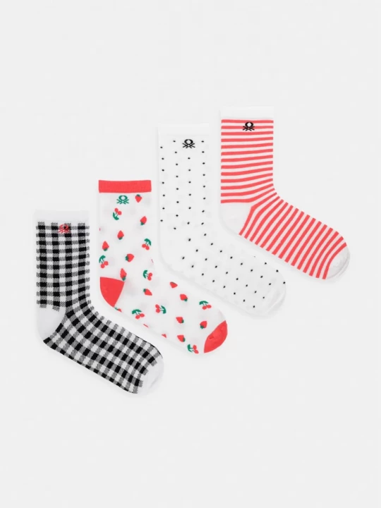 Obrázek produktu United Colors of Benetton ponožky dětské 4-pack
