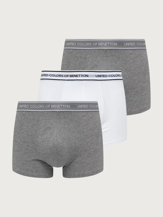 Obrázek produktu United Colors of Benetton přiléhavé boxerky pánské bavlněné s elastanem 3-pack