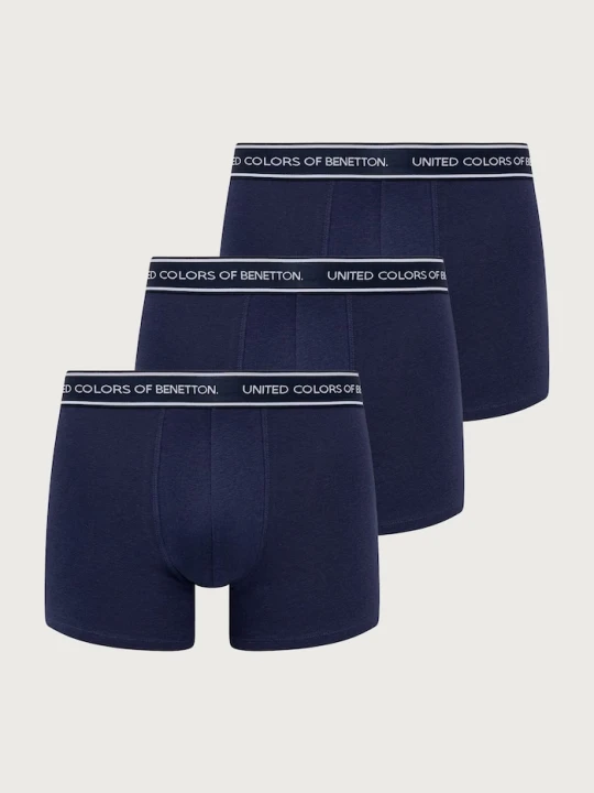 Obrázek produktu United Colors of Benetton přiléhavé boxerky pánské bavlněné s elastanem 3-pack