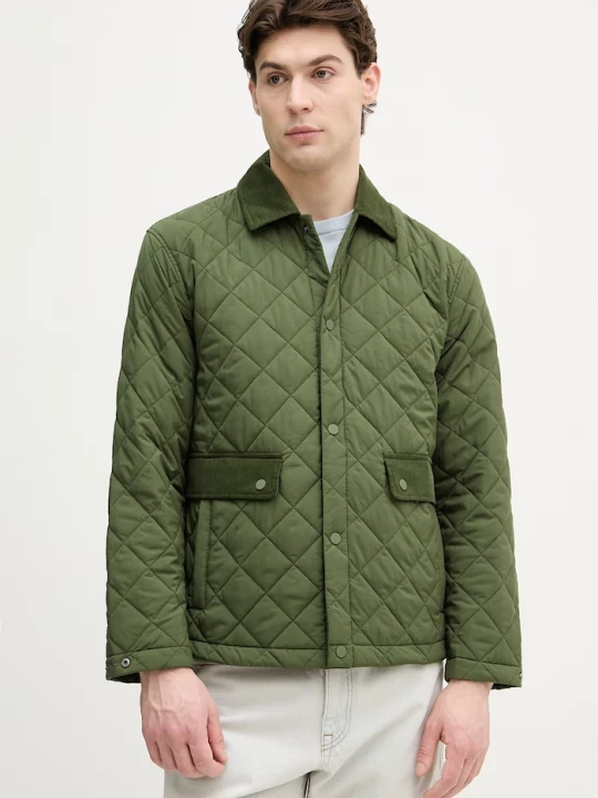 Obrázek produktu United Colors of Benetton prošívaná bunda pánská zelená