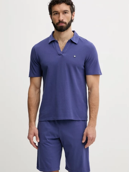 Obrázek produktu United Colors of Benetton pyžamo pánské bavlněné námořnická modř