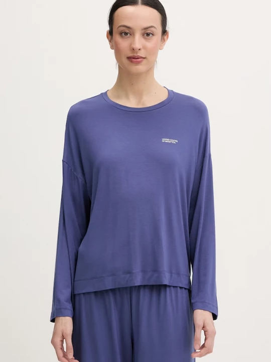 Obrázek produktu United Colors of Benetton pyžamové tričko dlouhým rukávem dámské