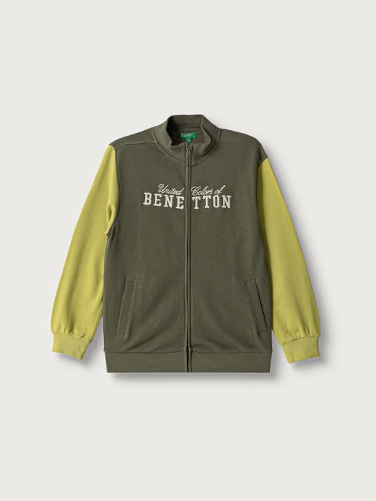 Obrázek produktu United Colors of Benetton rozepínací mikina dětská bavlněná