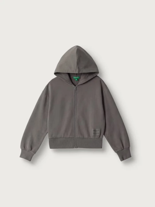 Obrázek produktu United Colors of Benetton rozepínací mikina s kapucí dětská bavlněná