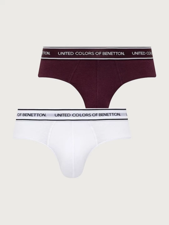 Obrázek produktu United Colors of Benetton slipy pánské bavlněné s elastanem 2-pack
