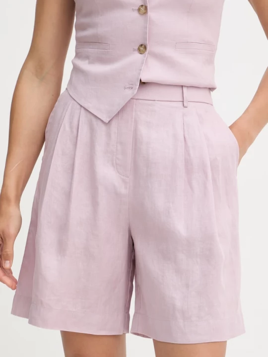 Obrázek produktu United Colors of Benetton šortky dámské lněné