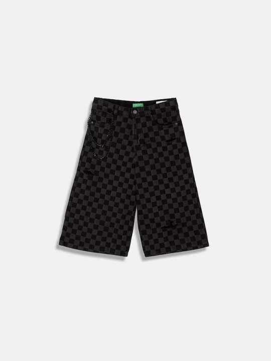 Obrázek produktu United Colors of Benetton šortky dětské džínové černá