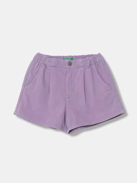 Obrázek produktu United Colors of Benetton šortky dětské džínové fialová