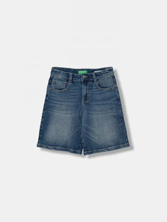 Obrázek produktu United Colors of Benetton šortky dětské džínové námořnická modř