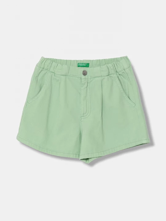 Obrázek produktu United Colors of Benetton šortky dětské džínové zelená