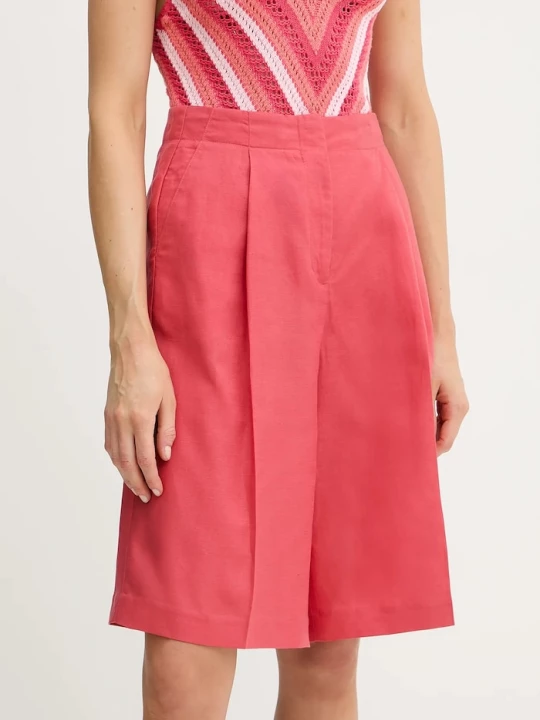 Obrázek produktu United Colors of Benetton Šortky s příměsí lnu United Colors of Benetton růžová