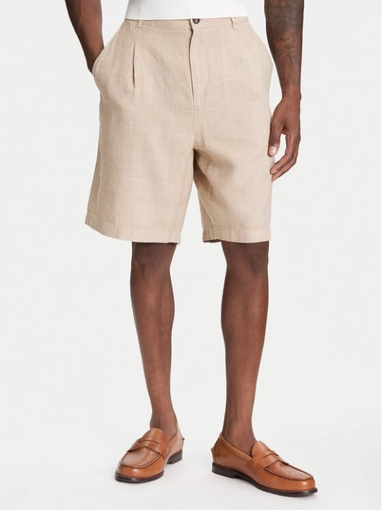 Obrázek produktu United Colors Of Benetton Šortky z materiálu 43B3U9010 Béžová Regular Fit