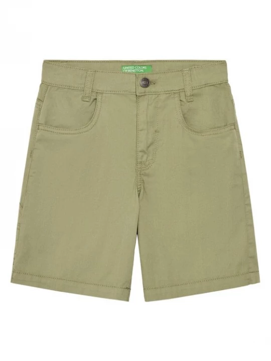 Obrázek produktu United Colors Of Benetton Šortky z materiálu 47RGC902U Zelená Regular Fit