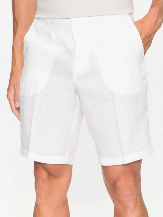 Obrázek produktu United Colors Of Benetton Šortky z materiálu 4AGH59548 Écru Regular Fit Krémová