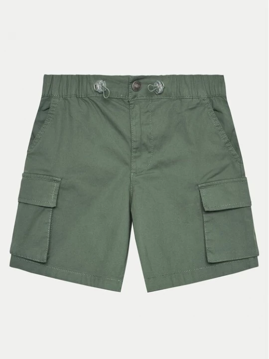 Obrázek produktu United Colors Of Benetton Šortky z materiálu 4L2VC9031 Zelená Relaxed Fit