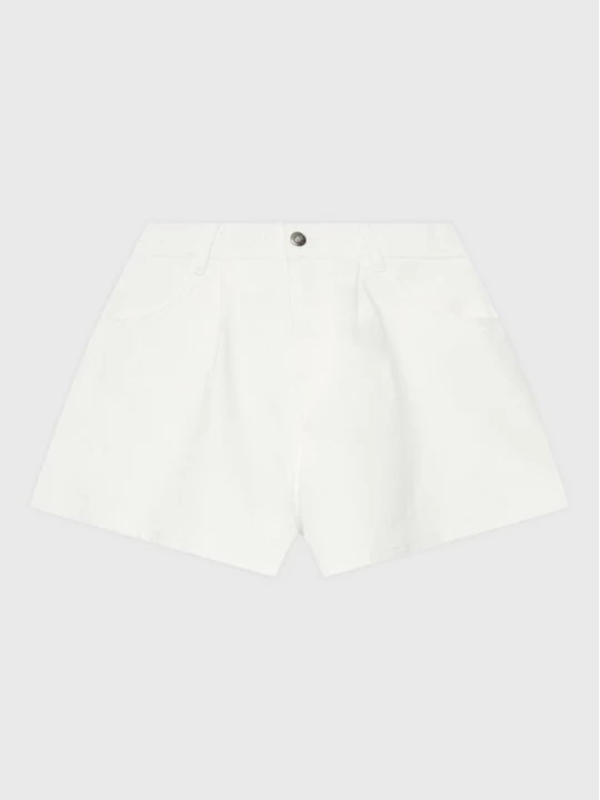 Obrázek produktu United Colors Of Benetton Šortky z materiálu 4RISC9019 Bílá Regular Fit
