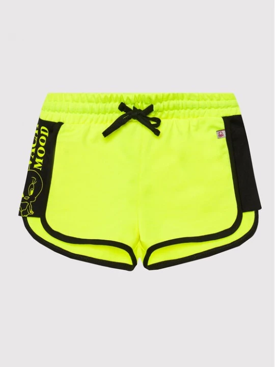 Obrázek produktu United Colors Of Benetton Sportovní kraťasy LOONEY TUNES 3BT0C900T Zelená Regular Fit