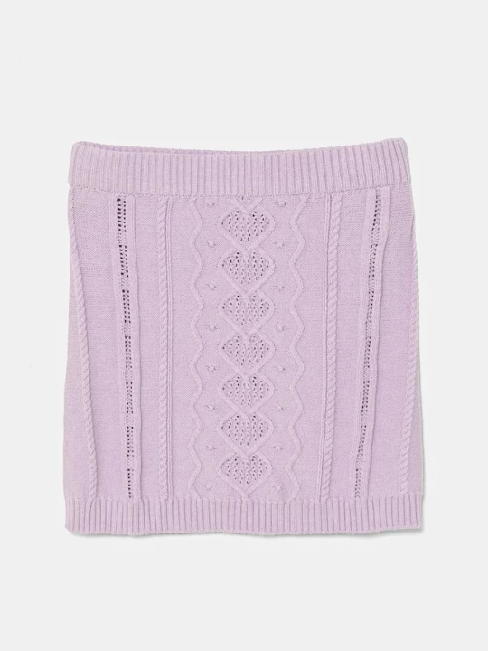 Obrázek produktu United Colors of Benetton Sukně s příměsí vlny pro děti United Colors of Benetton fialová
