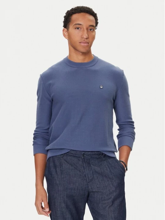 Obrázek produktu United Colors Of Benetton Svetr 1V4KU10AF Tmavomodrá Regular Fit