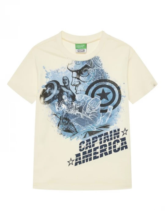 Obrázek produktu United Colors Of Benetton T-Shirt 35RYC10N9 Béžová Regular Fit
