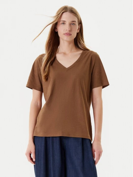 Obrázek produktu United Colors Of Benetton T-Shirt 3BVXD400H Hnědá Relaxed Fit