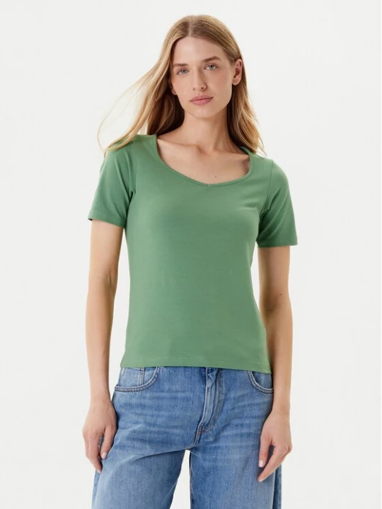 Obrázek produktu United Colors Of Benetton T-Shirt 3FJHD401P Zelená Slim Fit