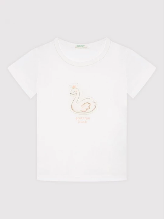 Obrázek produktu United Colors Of Benetton T-Shirt 3I1XA1007 Bílá Regular Fit