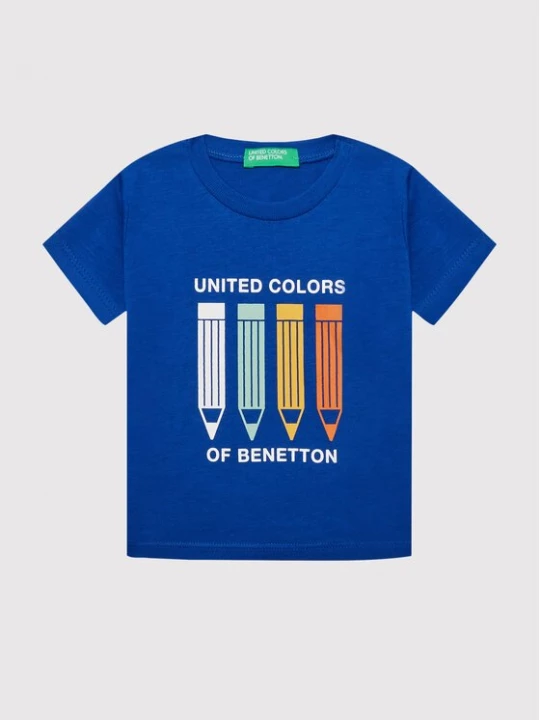 Obrázek produktu United Colors Of Benetton T-Shirt 3I1XG102N Modrá Regular Fit