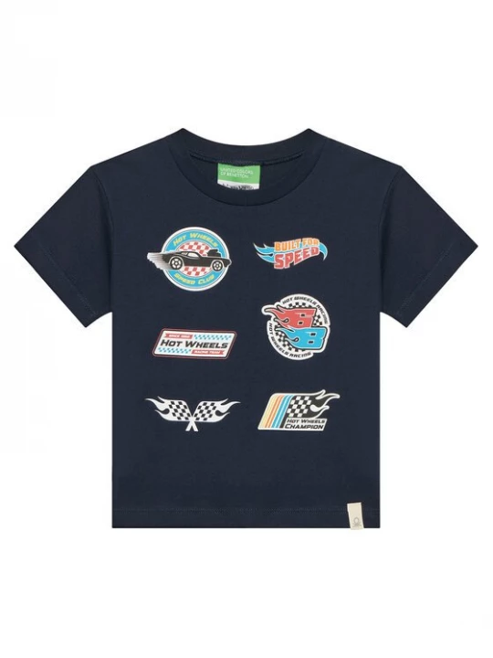 Obrázek produktu United Colors Of Benetton T-Shirt 3I1XG10I3 Tmavomodrá Regular Fit
