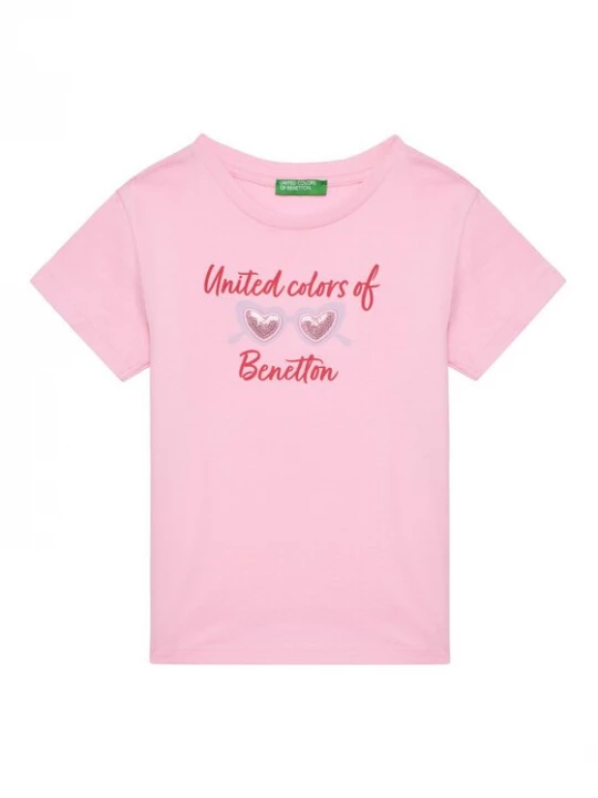 Obrázek produktu United Colors Of Benetton T-Shirt 3I1XG10JB Růžová Regular Fit